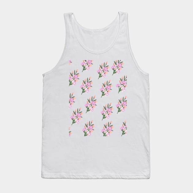 Beautiful Flower Pattern Tank Top by BeatyinChaos